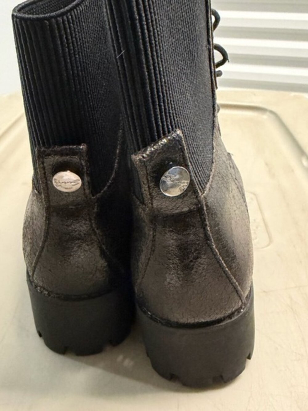 SEVEN7 Women's Lace-Up Jadon Bootie Black Boots Size 6 - Picture 3 of 6